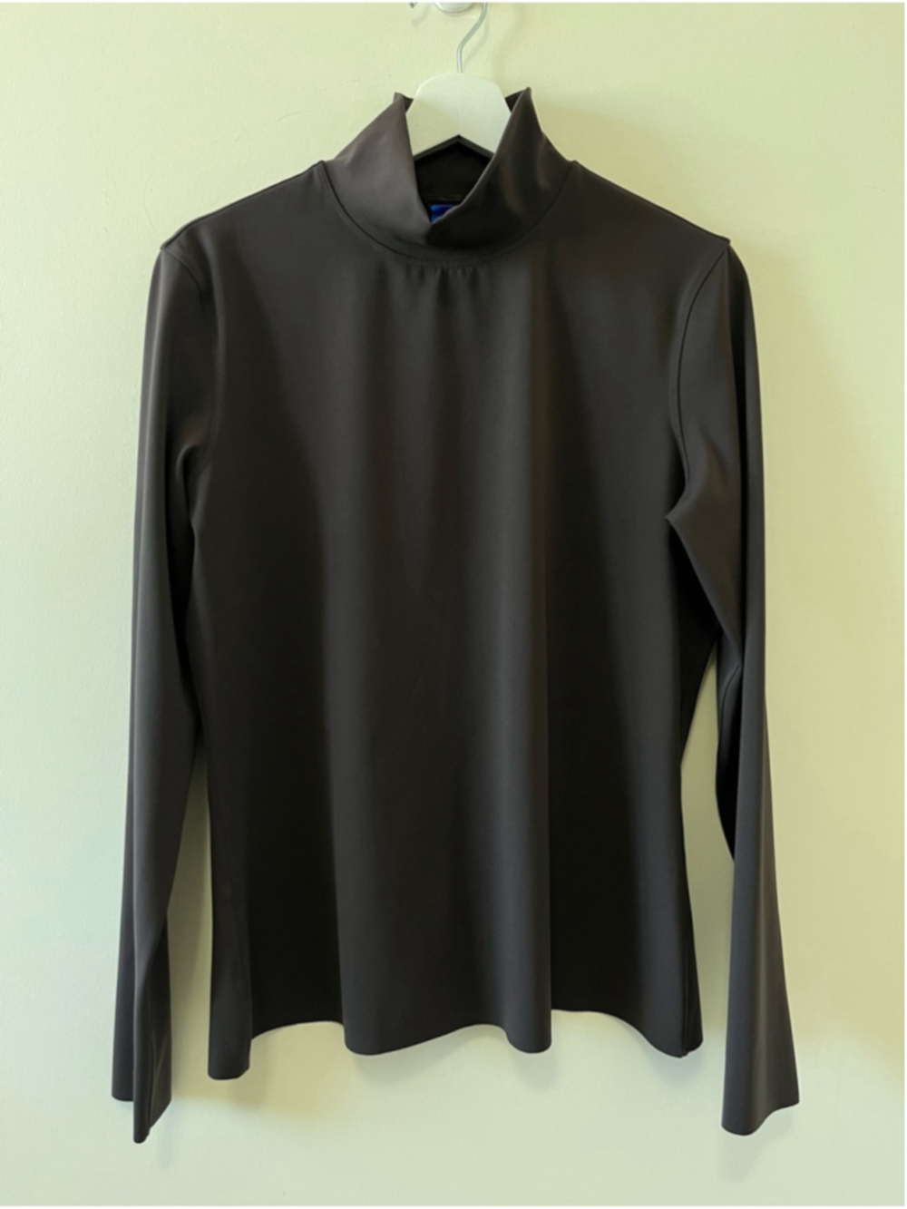 Kit and Ace Long Sleeve Black Mock Neck Top